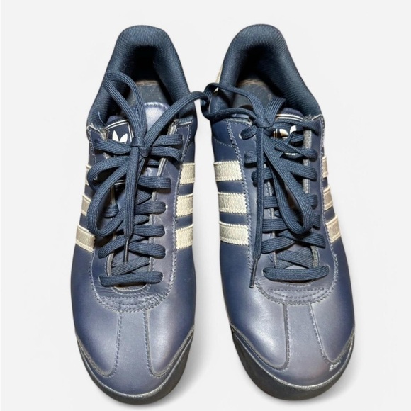 Adidas Samoa Men's Navy/silver/white Sneakers - Picture 5 of 9